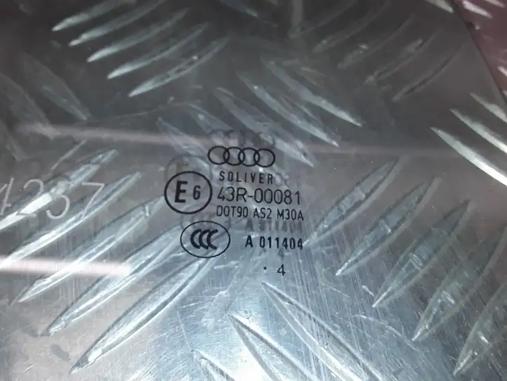 Audi A6 S6 C6 4F (2004 - 2008) 43R00081 Стекло задней двери — фото 2