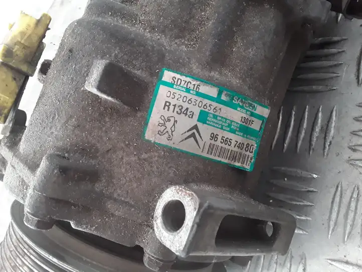 Peugeot 407 (2004 - 2011) 9656574080 Компрессор (насос) кондиционера воздуха — фото 2