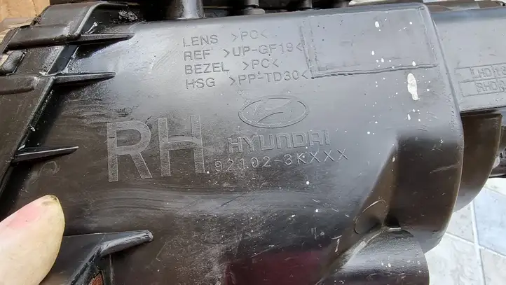 Hyundai Sonata (2003 - 2007) 921023KXXX Передняя фара — фото 2