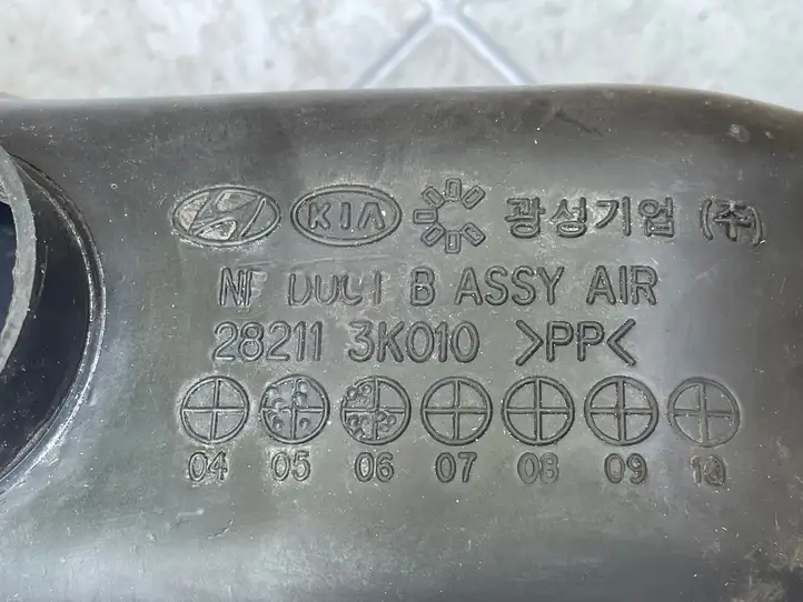 Hyundai Sonata (2003 - 2007) 282113K010 Трубка подачи воздуха — фото 2