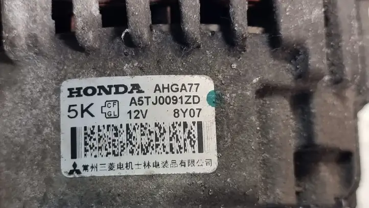 Honda Jazz (2008 - 2014) A5TJ0091ZD Генератор — фото 2