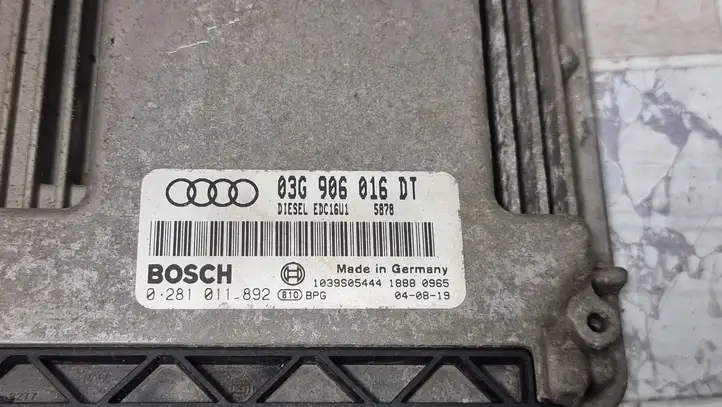 Audi A3/S3 8P (2003 - 2005) 03G906016DT Блок управления двигателем (ЭБУ) — фото 2