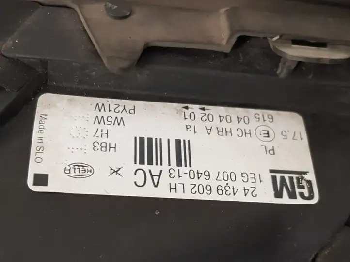 Opel Astra G (1998 - 2004) 24439602 Передняя фара — фото 8