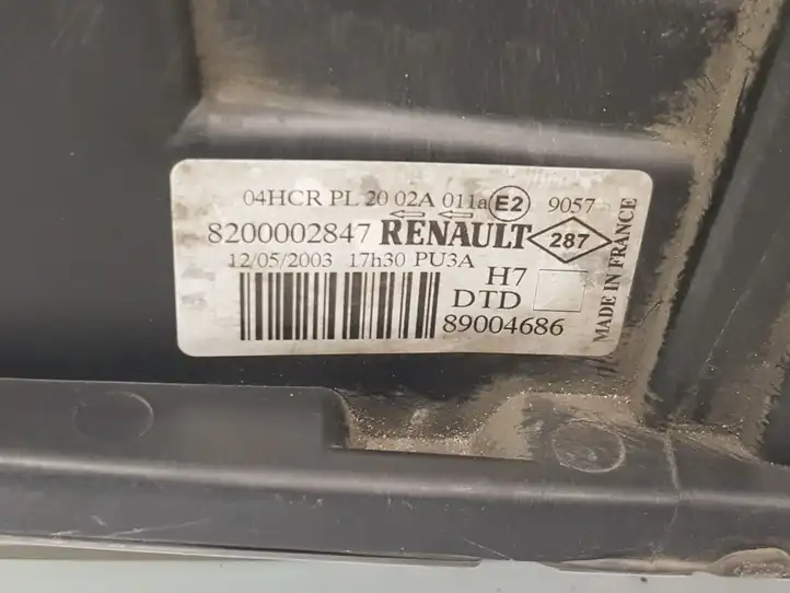 Renault Laguna II (2001 - 2005) 8200002847 Передняя фара — фото 5