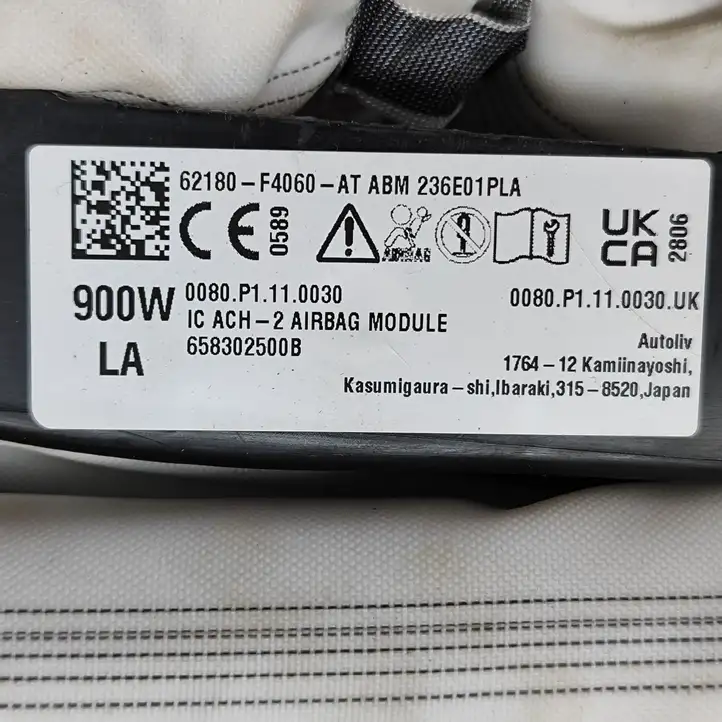 Toyota C-HR II (2023 - ) 6218010010 Боковая подушка безопасности шторка — фото 6