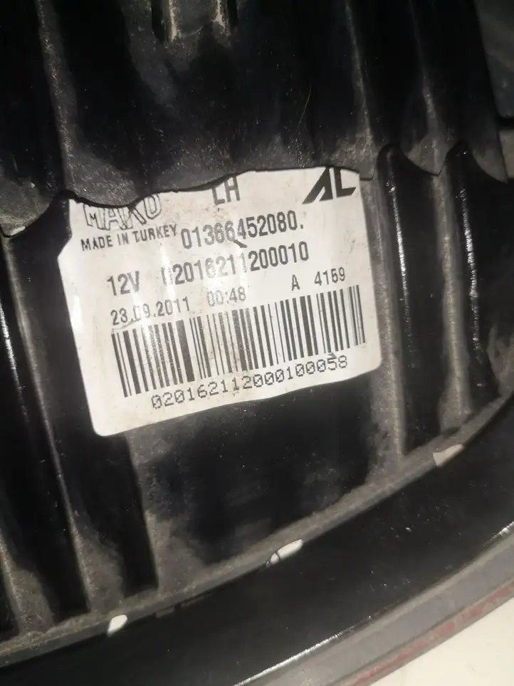 Fiat Ducato (2002 - 2006) 01366452080 Задний фонарь в кузове — фото 3
