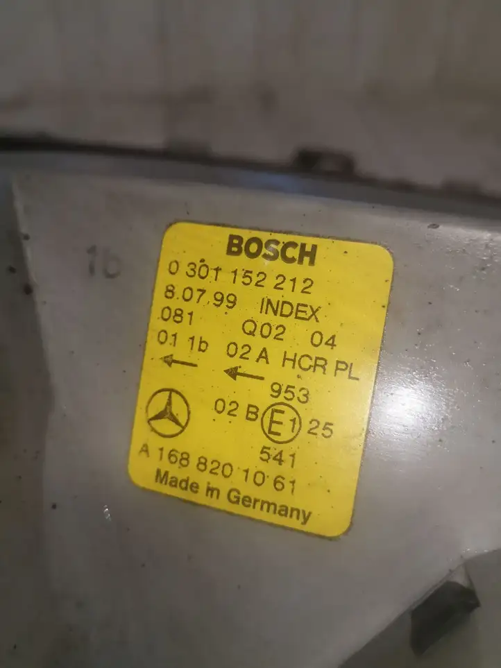 Mercedes-Benz A W168 (1997 - 2004) A1688201061 Передняя фара — фото 4