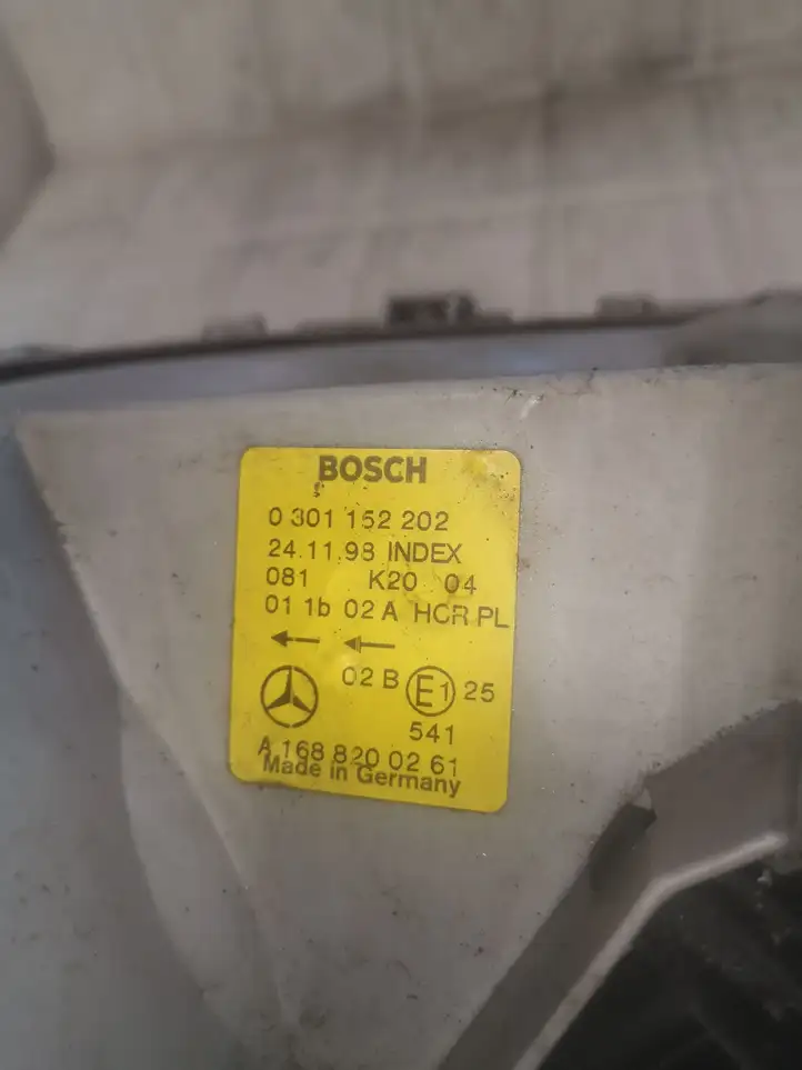Mercedes-Benz A W168 (1997 - 2004) 0301152202 Передняя фара — фото 3