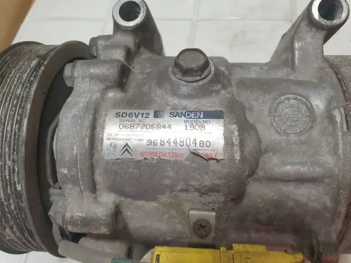 Citroen C3 (2002 - 2009) 9684480480 Компрессор (насос) кондиционера воздуха — фото 5