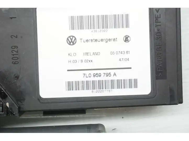 Volkswagen Touareg I (2002 - 2010) 7L0959795A Стеклоподъемник задней двери — фото 4