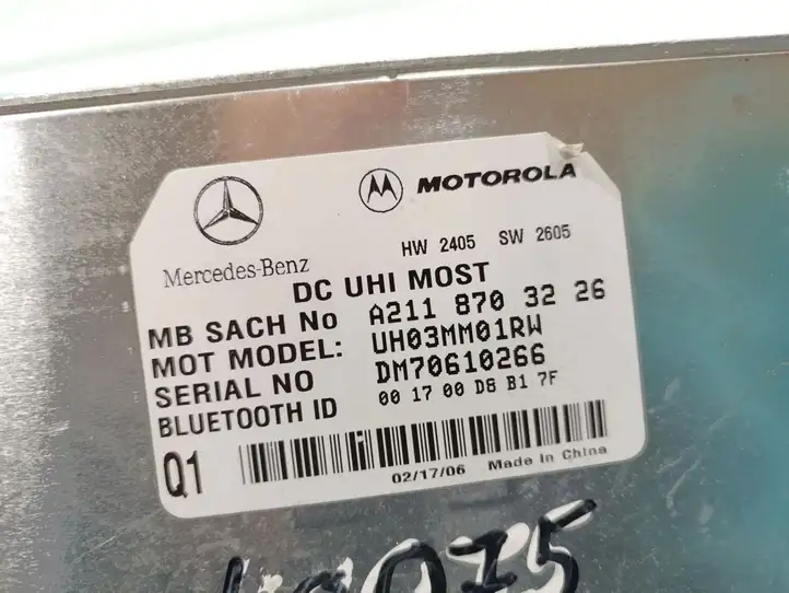 Mercedes-Benz CLK A209,C209 (2002 - 2009) A2118703226 Блок GSM — фото 4