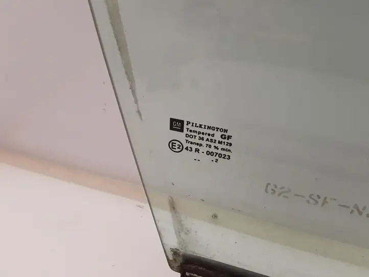Opel Zafira A (1999 - 2003) 43R007023 Стекло передней двери — фото 2