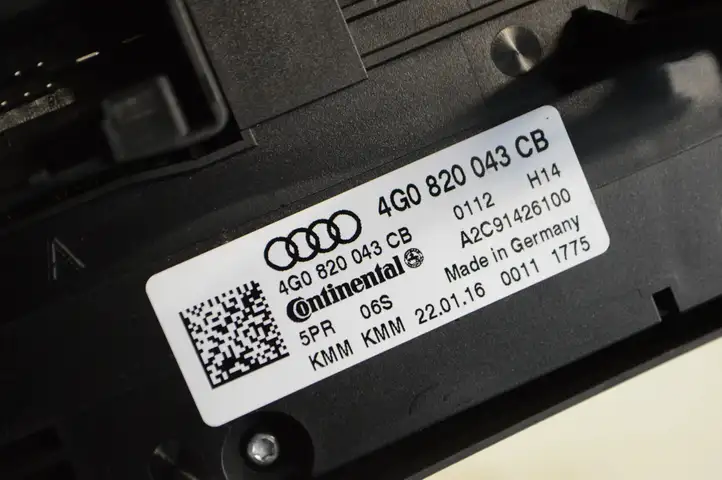Audi A6 C7 (2014 - 2018) 4G0820043CB Управление климат контролем — фото 5