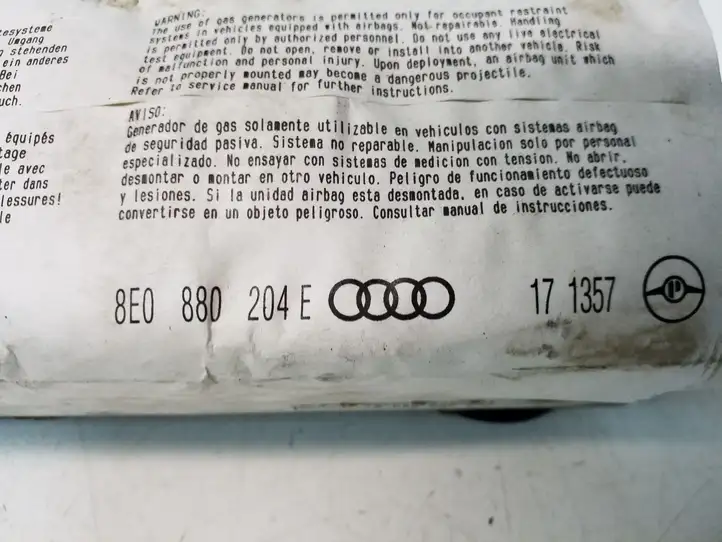 Audi A4 S4 B6 8E 8H (2000 - 2006) 8E0880204E Подушка безопасности пассажира — фото 3