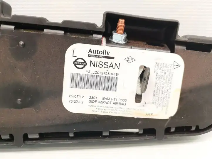 Nissan Qashqai (2010 - 2013) Подушка безопасности сиденья — фото 4