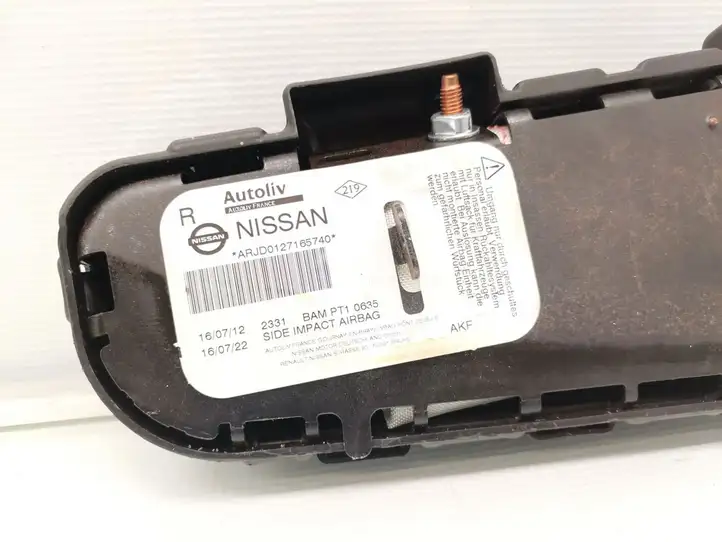 Nissan Qashqai (2010 - 2013) Подушка безопасности сиденья — фото 4