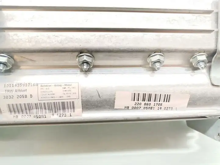 Mercedes-Benz S W220 (1998 - 2006) 2208601705 Подушка безопасности пассажира — фото 4