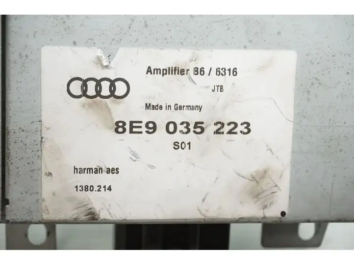 Audi A4 S4 B6 8E 8H (2000 - 2006) 8E9035223 Усилитель звука — фото 4