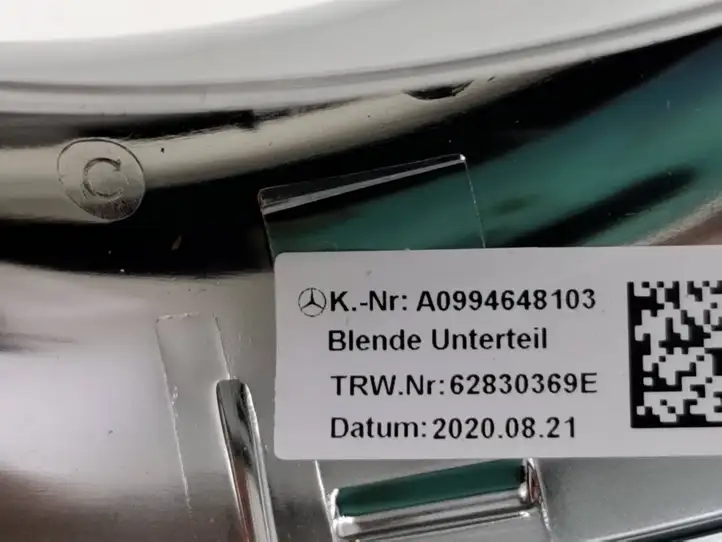 Mercedes-Benz EQC (2018 - ) A0994648103 Оплётка рулевого колеса — фото 8