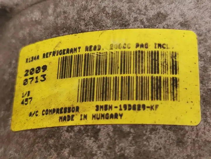Ford Focus (2008 - 2011) 3M5H19D629KF Компрессор (насос) кондиционера воздуха — фото 4
