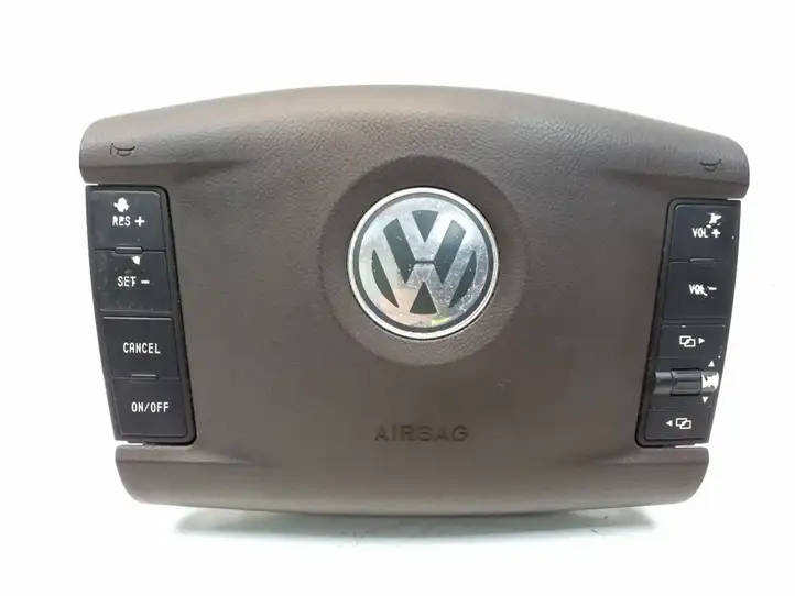 Volkswagen Touareg I (2002 - 2010) 7L6880201DA Подушка безопасности руля — фото 1