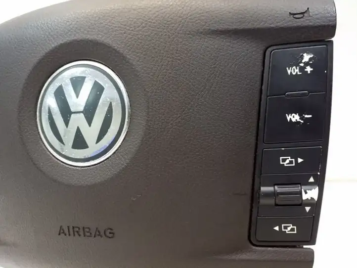 Volkswagen Touareg I (2002 - 2010) 7L6880201DA Подушка безопасности руля — фото 3