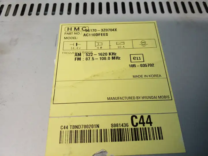 Hyundai i40 (2011 - ) 961703Z0704X Магнитола / мультимедийная система — фото 4
