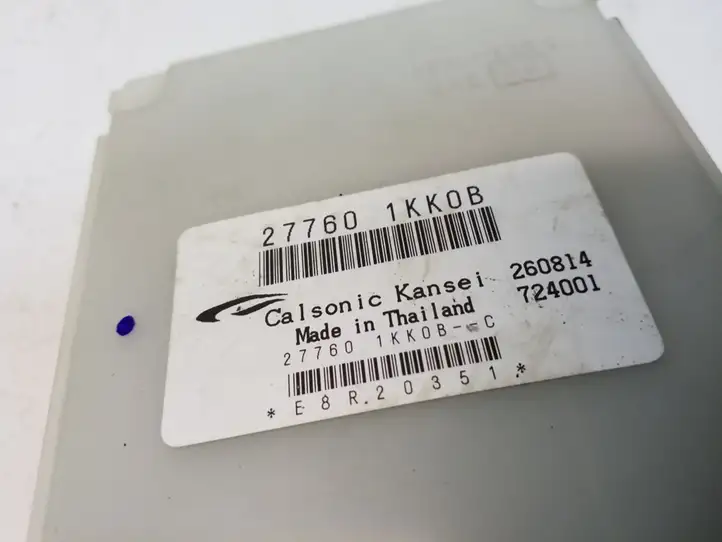 Nissan Juke I F15 (2010 - 2018) 277601KK0B Модуль управления кондиционером — фото 2