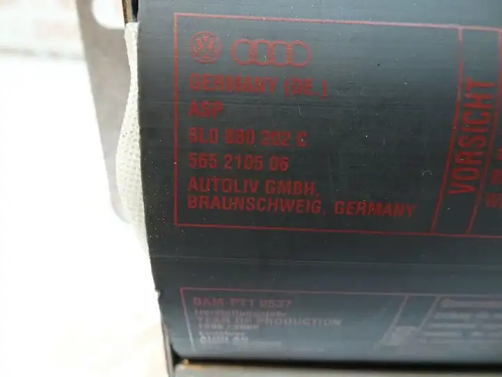 Audi A3/S3 8L (2000 - 2003) 8L0880202C Подушка безопасности пассажира — фото 5