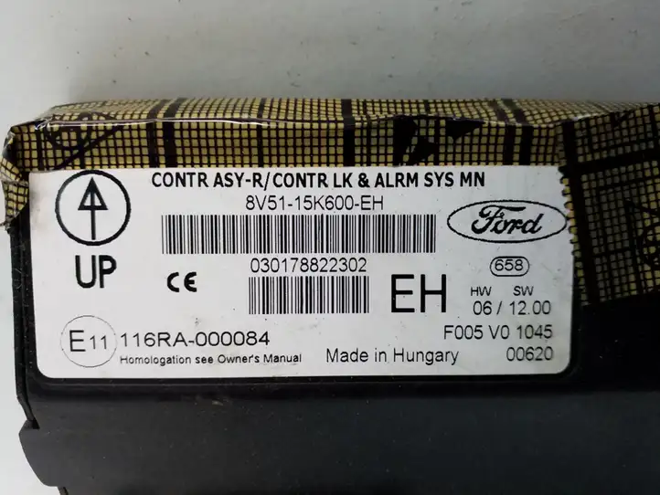 Ford Fiesta (2009 - 2012) 8V5115K600EH Модуль комфорта — фото 3