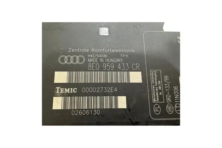 Audi A4 S4 B7 8E 8H (2004 - 2009) 8E0959433CR Модуль комфорта — фото 5