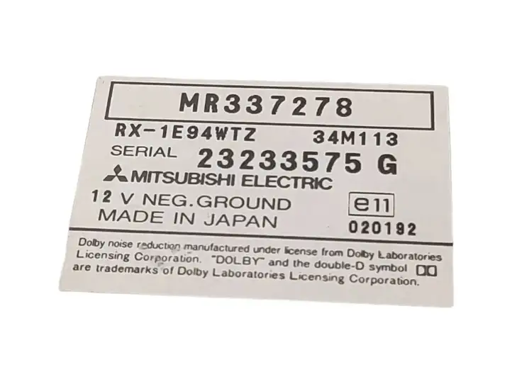 Mitsubishi Pajero (1999 - 2003) MR337278 Магнитола / мультимедийная система — фото 6