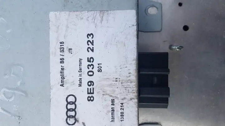 Audi A4 S4 B6 8E 8H (2000 - 2006) 8E9035223 Усилитель звука — фото 3