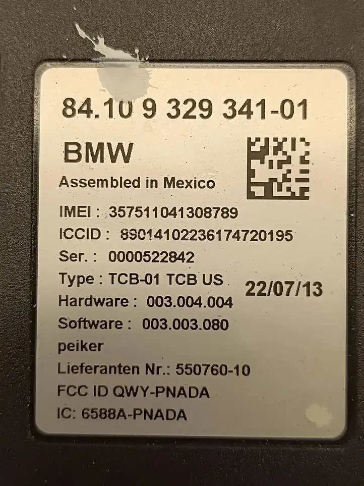 BMW 6 F06 Gran coupe (2012 - 2018) 9329341 Bluetooth модуль — фото 6