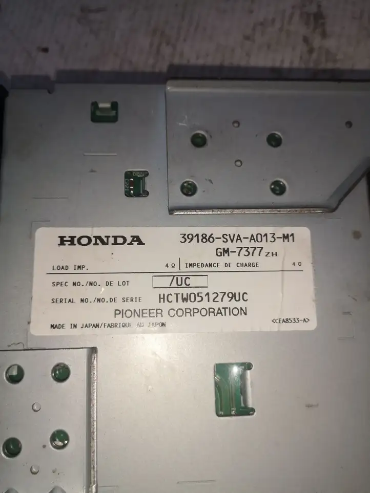 Honda Civic (2006 - 2011) 39186SVAA013M1 Усилитель звука — фото 3