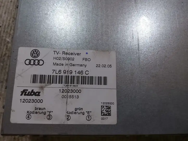 Volkswagen Touareg I (2002 - 2010) 7L6919146C Модуль управления видео — фото 3