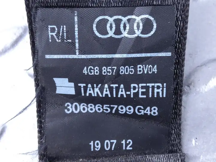 Audi A6 C7 (2011 - 2014) 4G8857805B Задний ремень безопасности — фото 3