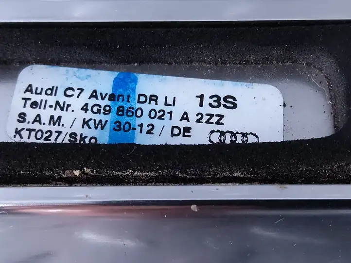 Audi A6 C7 (2011 - 2014) 4G9860021A Рейлинги крыши — фото 2