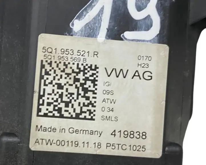 Volkswagen Tiguan (2016 - 2020) 5Q1953569B Контактное кольцо SRS — фото 6