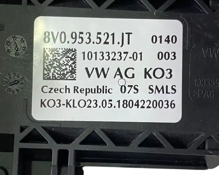Audi A3/S3 8V (2016 - 2020) 8V0953521JT Контактное кольцо SRS — фото 8