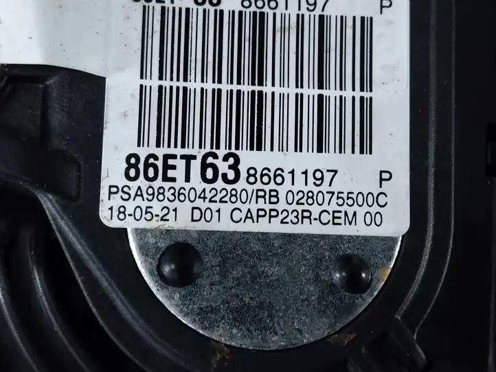 Toyota ProAce City (2016 - ) 9836042280 Педаль акселератора — фото 2