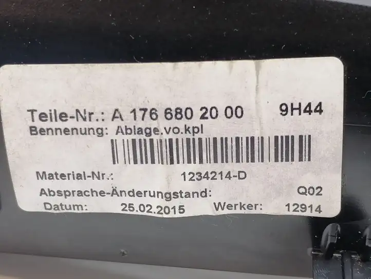 Mercedes-Benz CLA C117,X117,W117 (2013 - 2019) A1766802000 Пепельница — фото 2