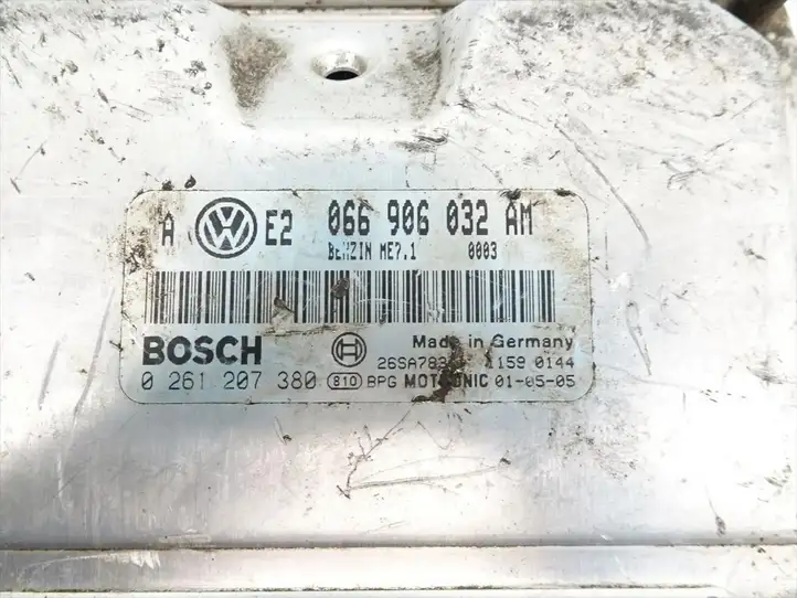 Volkswagen Bora (1998 - 2005) 066906032AM Блок управления двигателем (ЭБУ) — фото 4