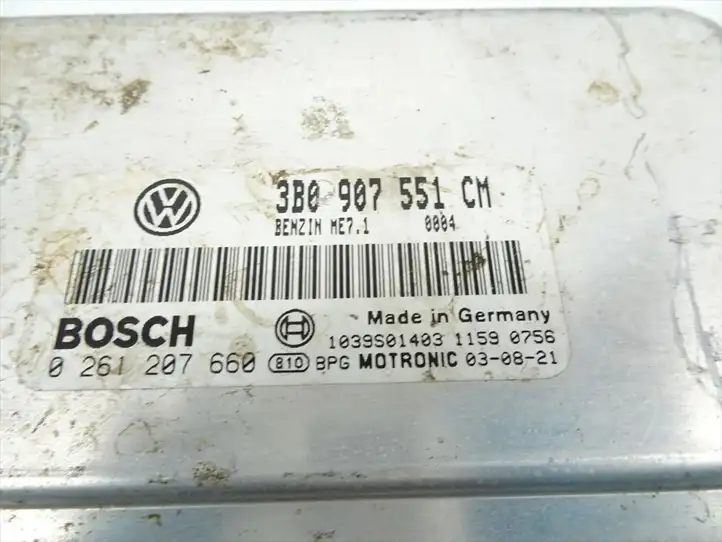 Volkswagen PASSAT B5.5 (2001 - 2005) 3B0907551CM Блок управления двигателем (ЭБУ) — фото 4