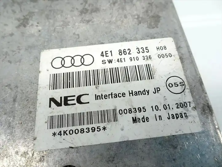 Audi A6 S6 C6 4F (2004 - 2008) 4E1862335 Bluetooth модуль — фото 4