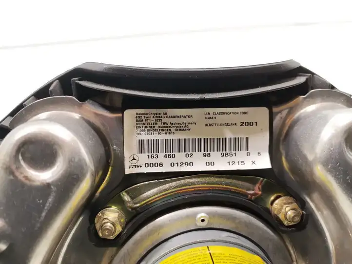 Mercedes-Benz ML W163 (1997 - 2005) 1634600298 Подушка безопасности руля — фото 5