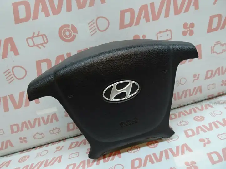 Hyundai Santa Fe (2005 - 2009) Подушка безопасности руля — фото 1