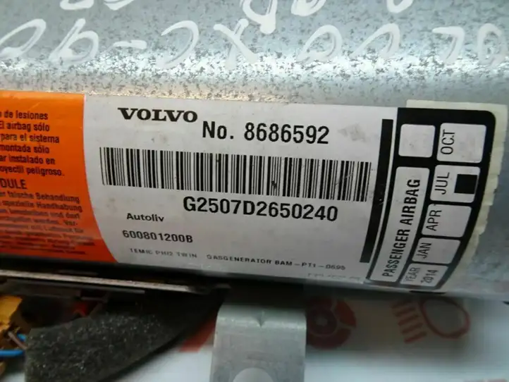 Volvo XC90 (2006 - 2014) 8686592 Подушка безопасности пассажира — фото 6