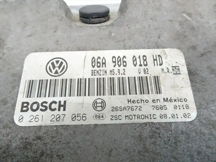 Volkswagen New Beetle (1997 - 2005) 06A906018HD Блок управления двигателем (ЭБУ) — фото 4