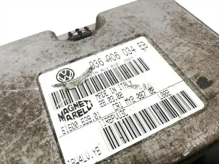 Volkswagen Lupo (1998 - 2005) 036906034EB Блок управления двигателем (ЭБУ) — фото 4